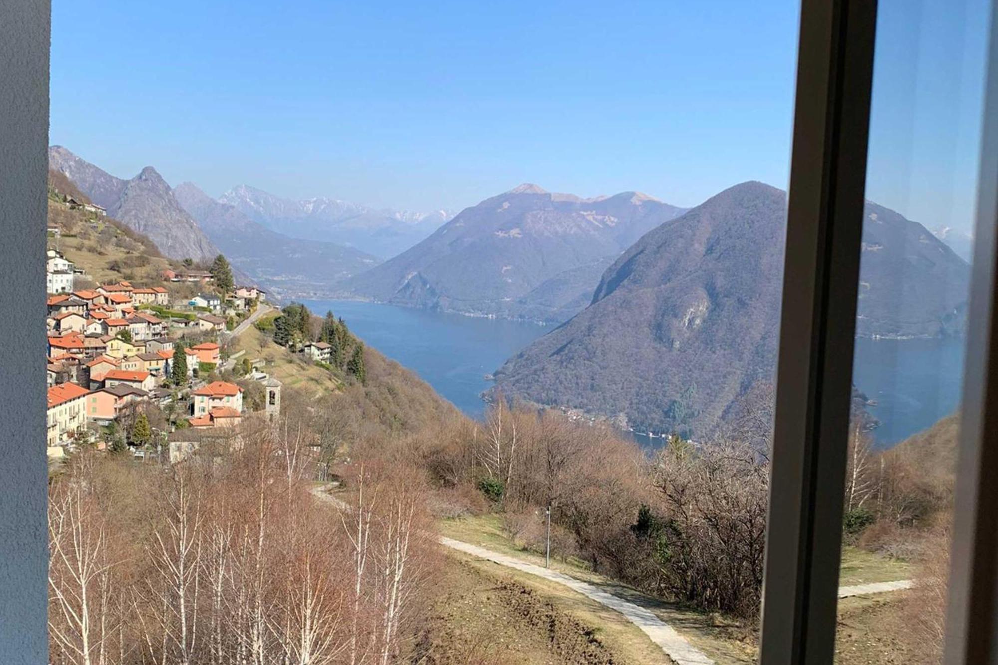 Apartamento Ca' Gina Panoramica Lugano Exterior foto