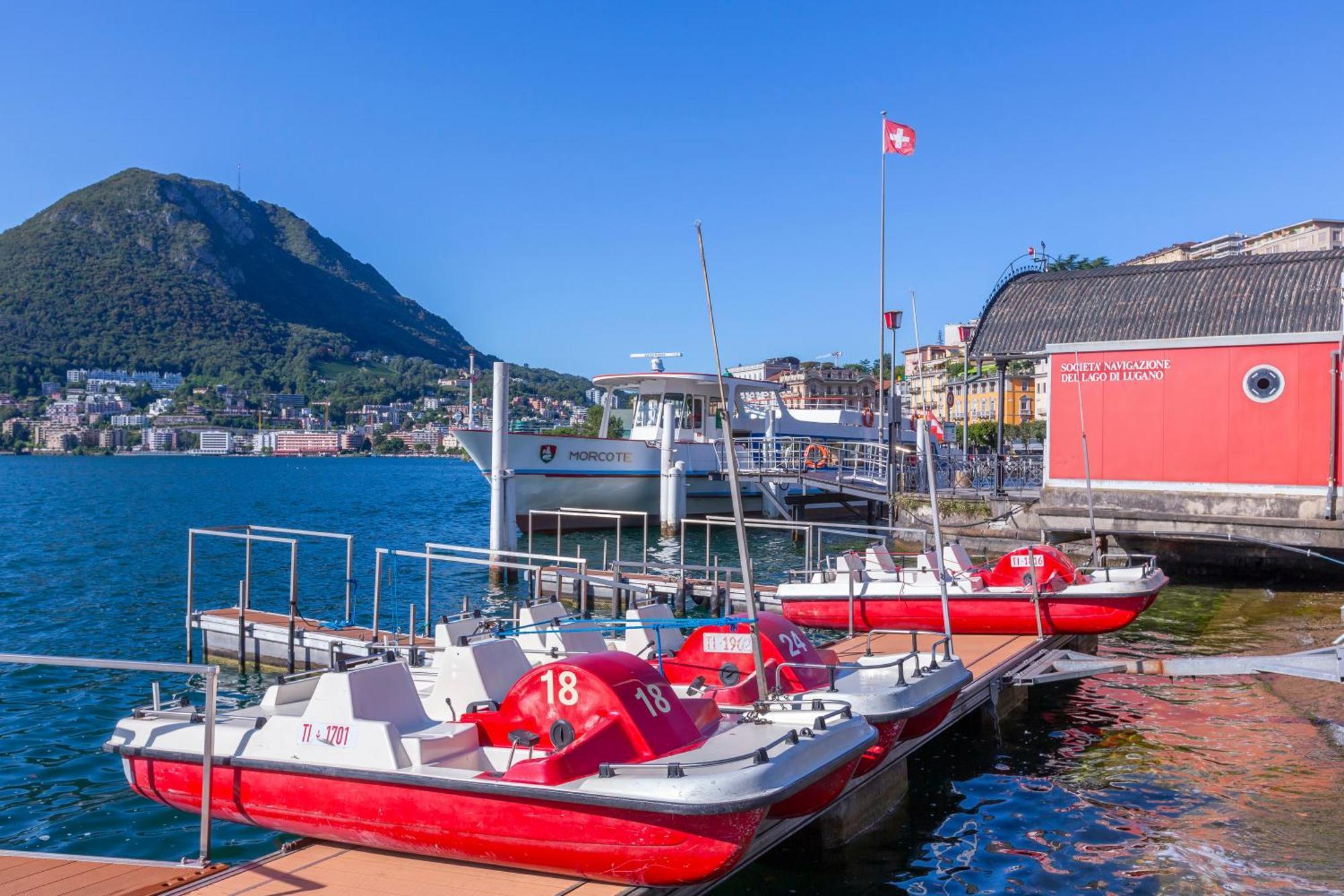 Apartamento Ca' Gina Panoramica Lugano Exterior foto