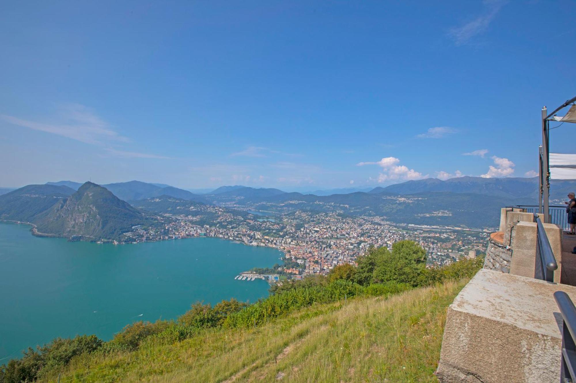 Apartamento Ca' Gina Panoramica Lugano Exterior foto