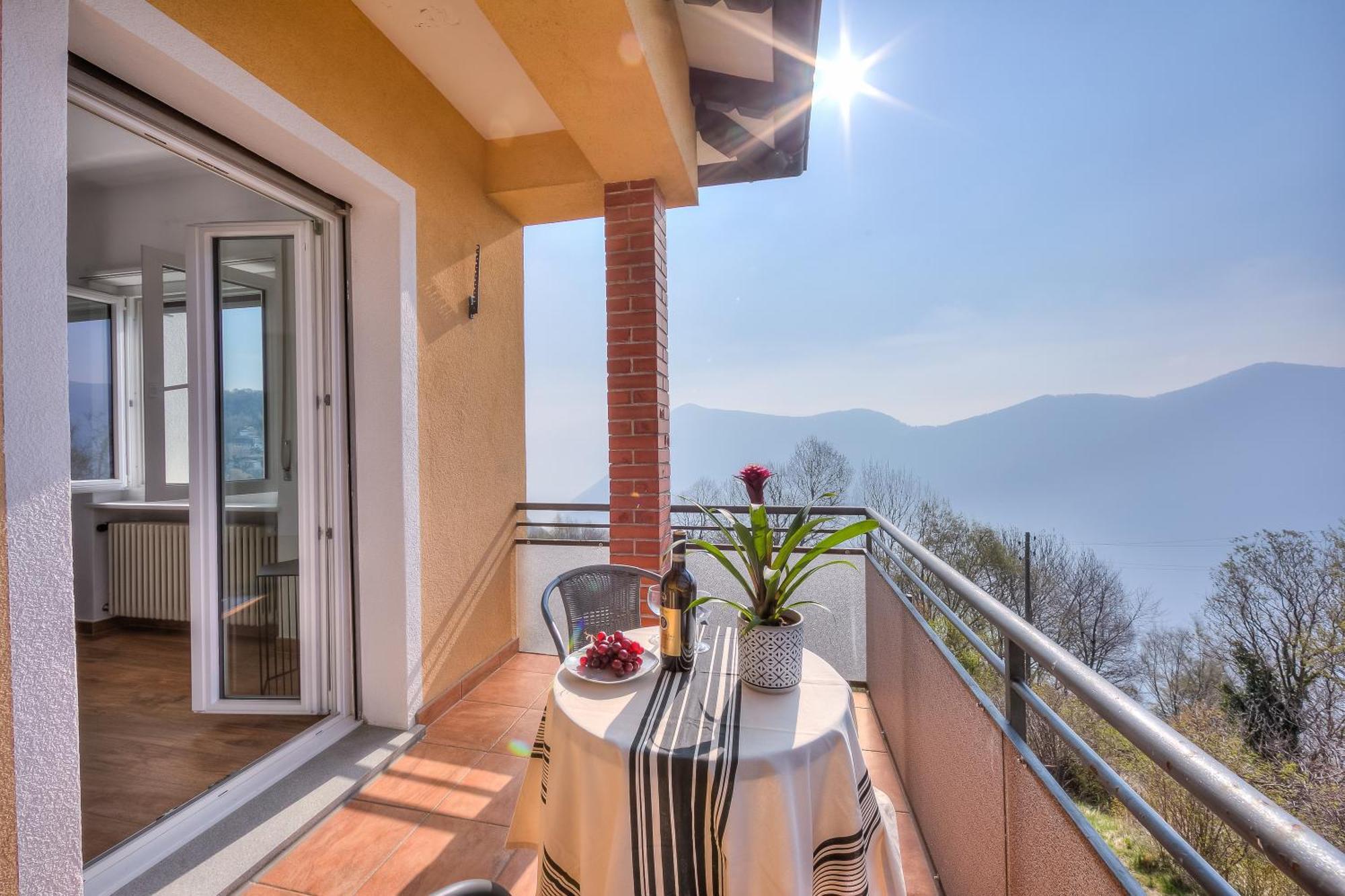 Apartamento Ca' Gina Panoramica Lugano Exterior foto