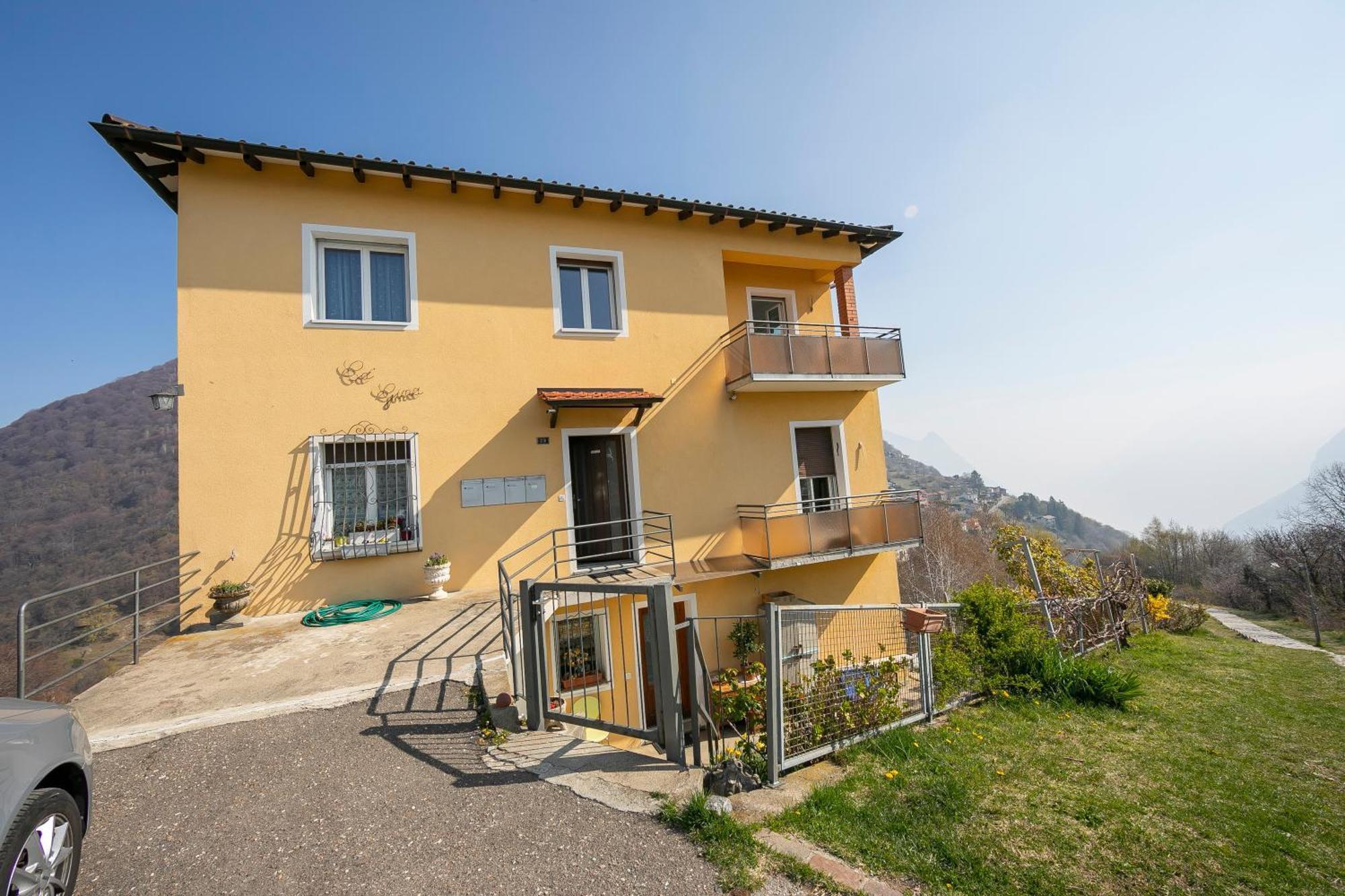 Apartamento Ca' Gina Panoramica Lugano Exterior foto